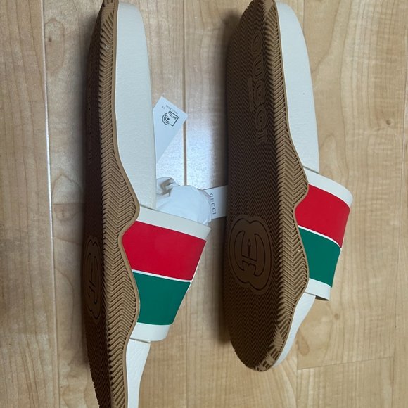 women Gucci Slide Interlocking G Orange - Picture 8 of 8